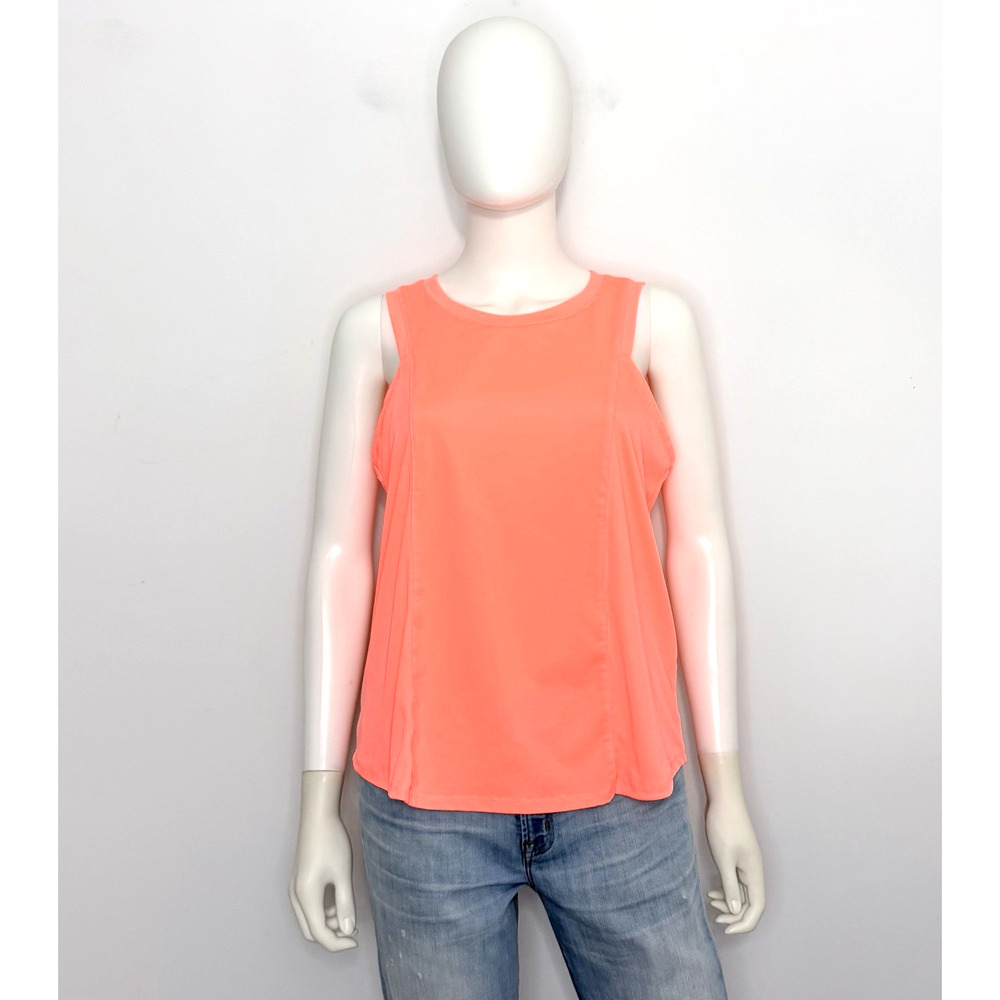 Lucky In Love Womens Tank Top XL 16 Persian Crew Neck Sleeveless Tennis NWOT